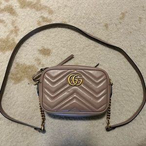 Gucci GG Marmont mini matelassé crossbody bag